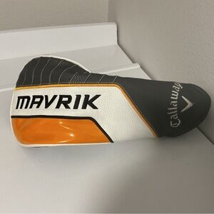 Callaway Mavrik Headcover - Orange, White, and Gray